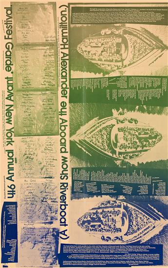 JIM MCWILLIAMS (1937- ) Five posters from Charlotte Moormans New York Avant Garde Festival.